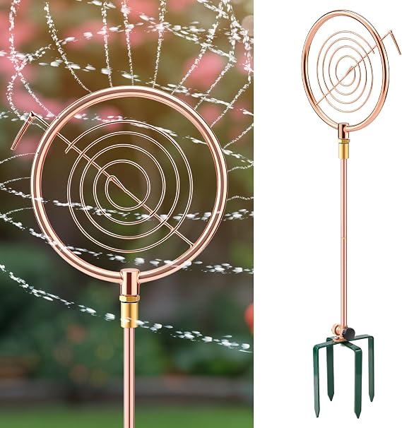 34" Ornamental Sprinkler, 360 Rotating, Circle Ring