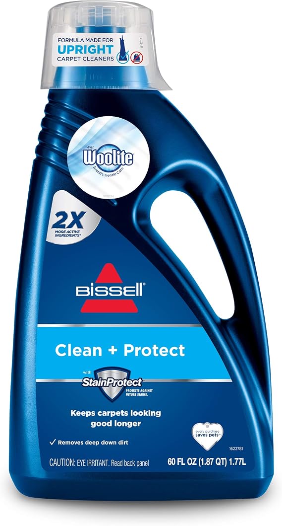 GDM HOME BISSELL 62E5A 2X Concentrated Deep Clean & Protect Full Size Machine Formula, 60 ounces