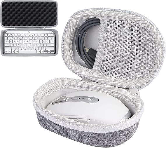 Hard case for Logitech MX Anywhere 3 Mouse + MX Keys Mini Keyboard