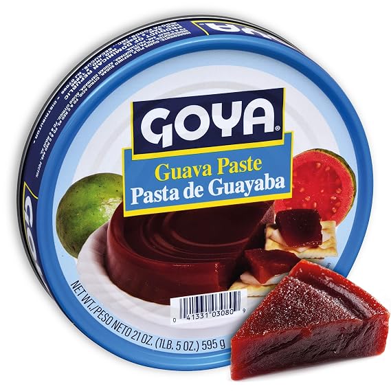 Goya Guava Puree Paste, Guava Jelly for Breakfast Pastries, Pastries, 21 oz