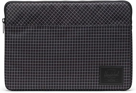 Herschel Supply Co. Anchor 15-16 Inch Sleeve, Grid - Black