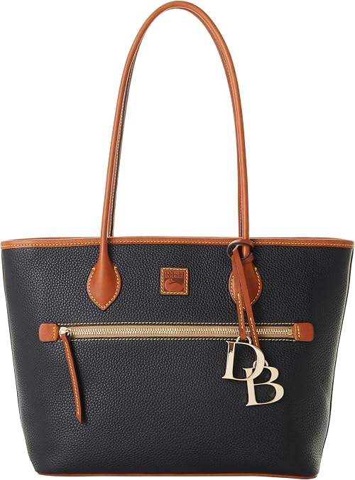Dooney & Bourke Large Tote Bags for Women, Leather Bag with Zipper | with Zipper