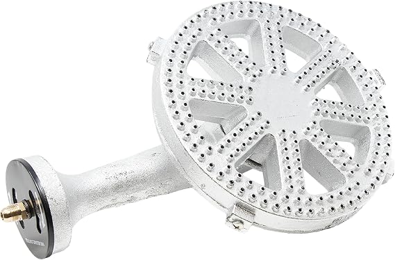 gas one 50270 Gas One Banjo High Pressure 10 in Heavy Duty Burner Head with Brass Fitting Orifice up to 200,000 BTU
