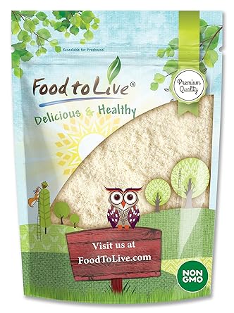 Food to Live - Blanched Almond Flour, 8 Ounces Finely Milled, Raw, Vegan, Keto, Paleo. Good Source of Fiber, Protein, Vitamin E, Copper.