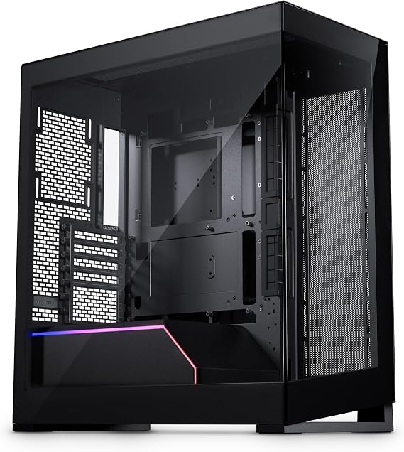Phanteks NV5 MK2 Showcase Mid-Tower Chassis, Rear-Connect MB Support, Integrated D/A-RGB Lighting, Seamless Tempered Glass Design, 8X Fan Positions