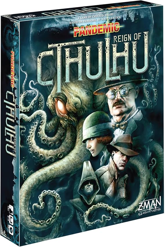 Z-Man Games Pandemic Reign of Cthulhu Board Game - İngilizce Versiyon.