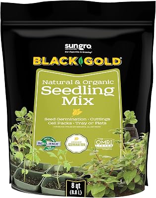 Black Gold Seedling Mix 8qt