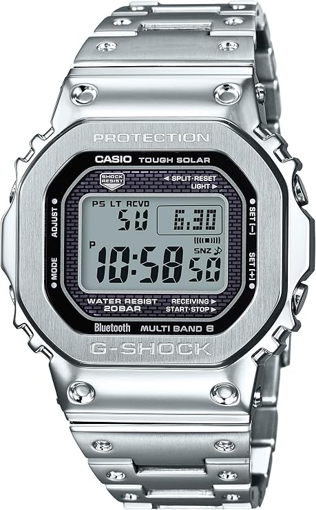 Casio G-Shock Watch Genuine Domestic Product GMW-B5000 Classic Color, Silver, 1 piece