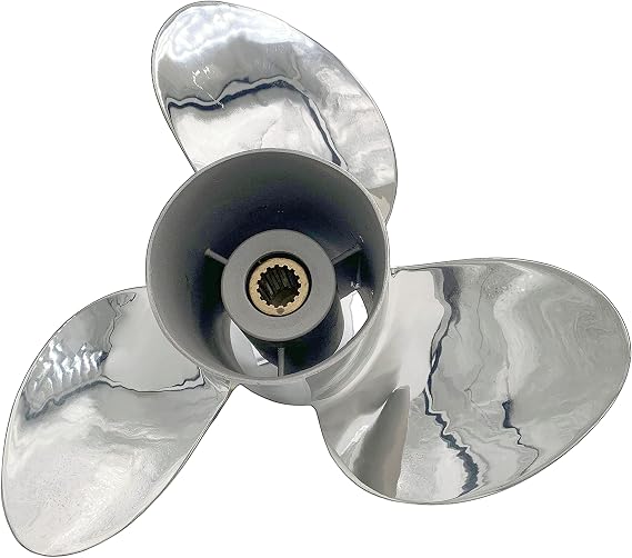 Boat Propeller 14 1/2x19 Fit for Suzuki Outboard 60HP-300HP Steel Prop SS 15 Tooth Propel RH OEM NO: 990C0-00622-19P 14.5x19