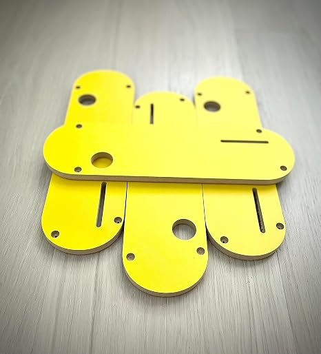 Cncdesigns Zero Clearance Inserts (4-Pack) for DeWalt DWE7485 with riving Knife Slot