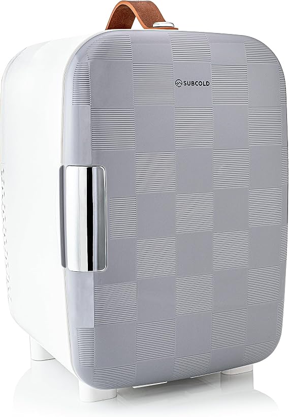 Subcold Pro10 Luxury Mini Fridge Cooler | Compact 10L Portable Small Fridge 12V & 240V | Efficient, Quiet Cooling System | Ideal for Bedroom,