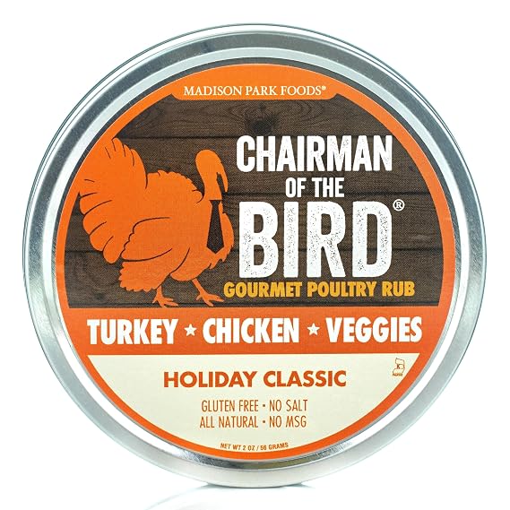 Chairman of the Bird Gourmet Turkey Rub Seasoning Citrus-Herb Blend, 2 oz