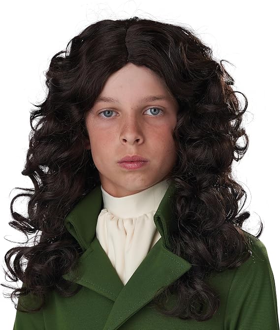 California Costumes CaliCo, Sir Isaac Newton, Child Costume Wig