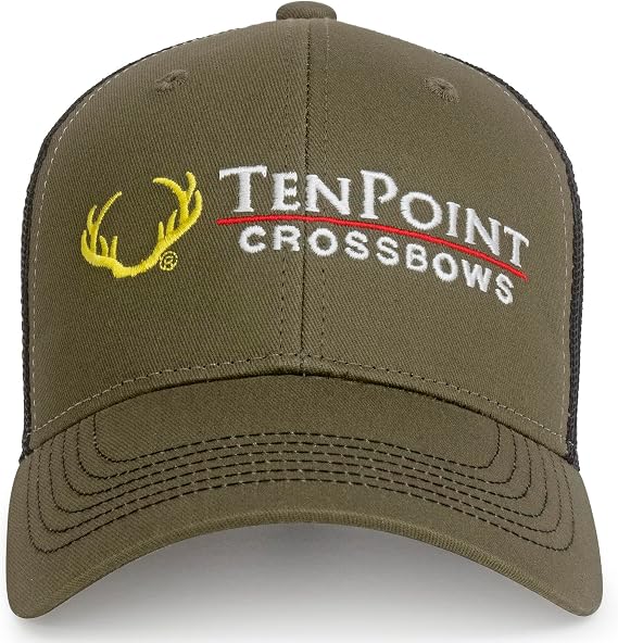 TenPoint Embroidered Mesh Hat (Olive)
