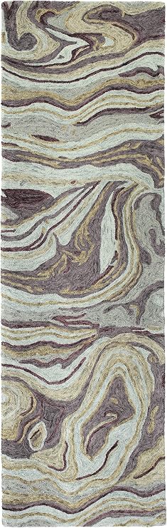 Kaleen Rugs , 2'6" x 8' , Aubergine