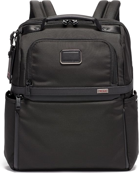TUMI Alpha Slim Solutions Brief Pack, Travel Laptop Backpack, Black