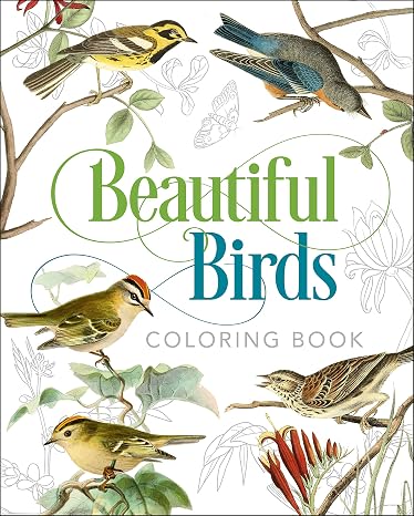 Beautiful Birds Coloring Book (Sirius Classic Nature Coloring)