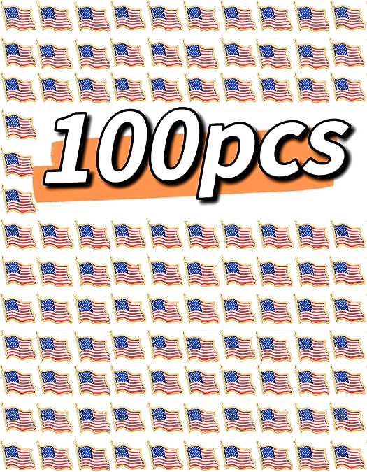 American USA Flag Lapel Pins usa Pins Badge Patriotic Enamel Blazer Lapel Pin for women men