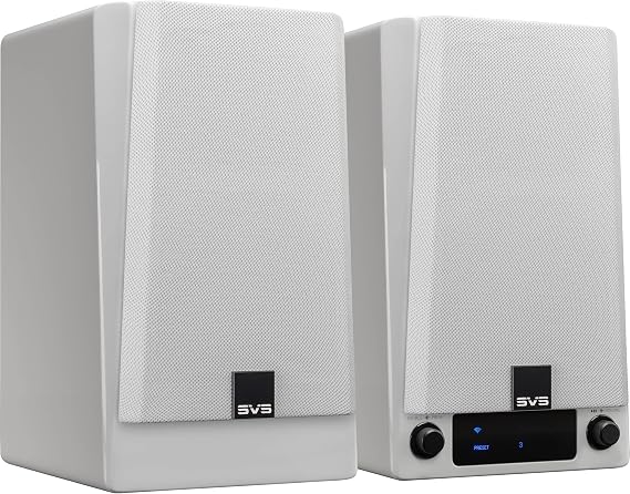 SVS Prime Wireless Pro Gloss White Powered Speakers - Pair