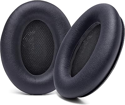 WC Upgraded Replacement Ear Pads for Bose QC15 Headphones Made by Wicked Cushions- Supreme Comfort - Compatible with QC25  QC2  AE2  AE2i  AE2W - Extra Durable | PU Leather