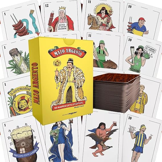 Spanish Card Deck Traditional Argentinian Playing Cards with Spanish Suit Design for Classic Games & Collectors Premium Quality Deck