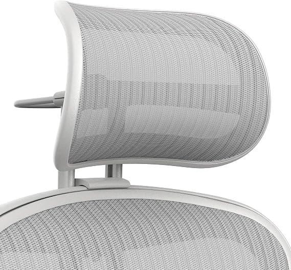 Atlas Activated Suspension Headrest For Herman Miller Remastered Aeron Chair - Ergonomically Optimized Accessory For Improved Posture Remastered Mineral
