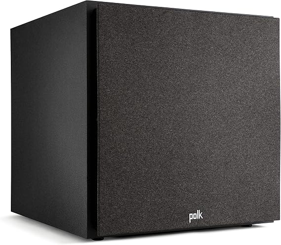 Polk Audio Monitor XT12 Active 12-Inch Subwoofer, 100W Class AB Amplifier, Bass Box for Home Cinema and Music - Black