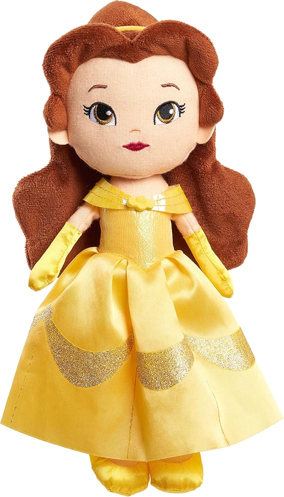 Disney Princess So Sweet 12-Inch Plush Belle in Yellow Dress, Beauty and the Beast