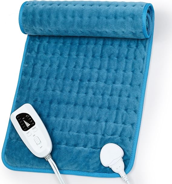 Heating Pad,Electric Heating Pads,Heating Pad for Back,Blue,24x12 Inch