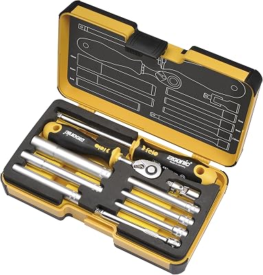 R-GO 10 M-Tec 10pc Box Nut Drivers, Ergonic Ratchet