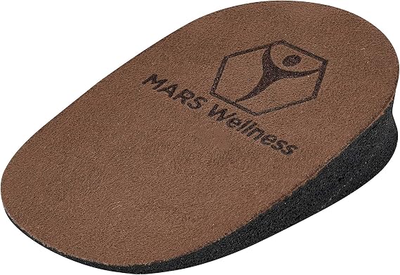Adjustable 1 Inch Orthopedic Heel Lift for Heel Pain and Leg Length Discrepancies - Medium - 1 Heel Lift