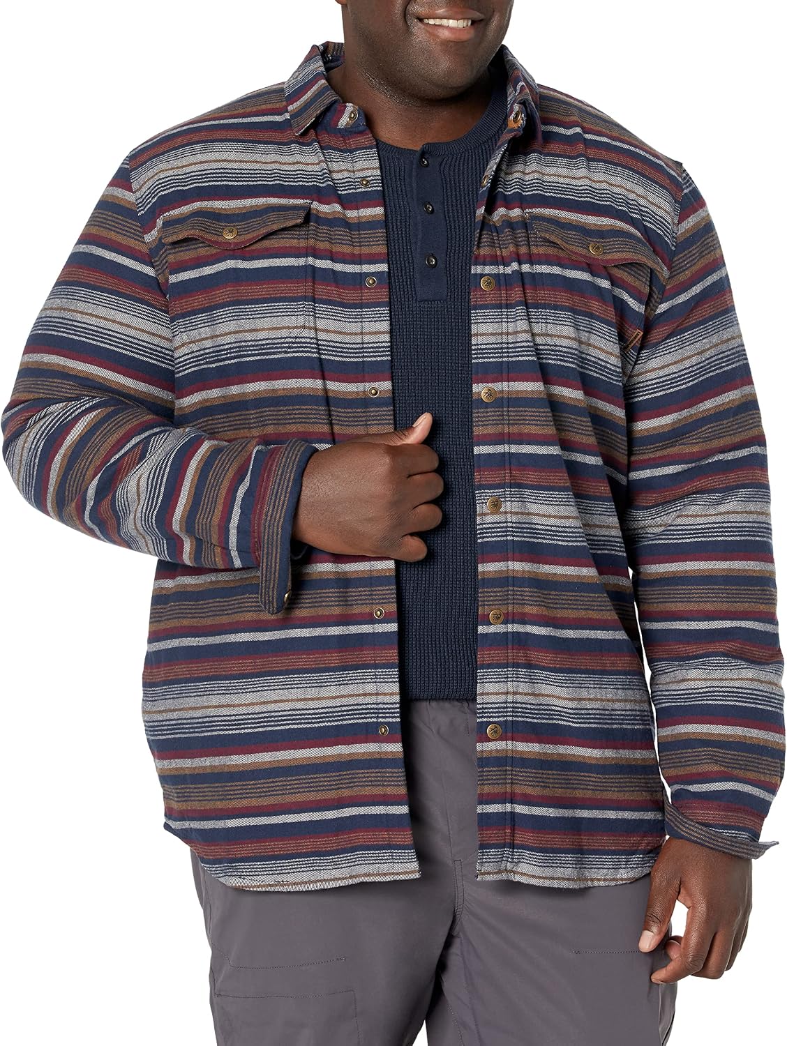Legendary Whitetails Mens Archer Thermal Lined Flannel Shirt Jacket