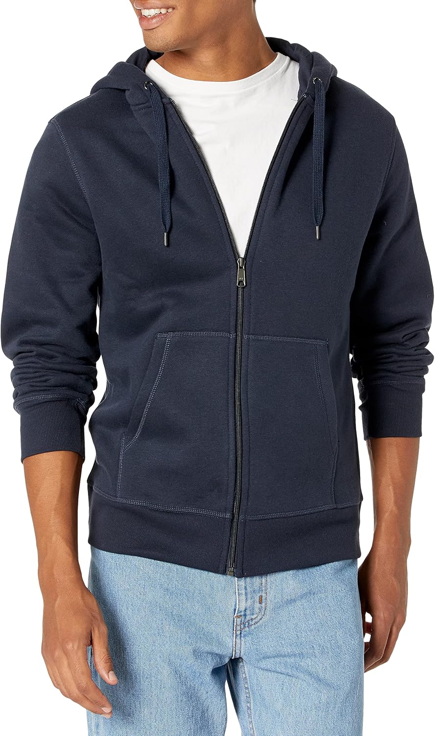 Amazon Essentials Men's Full-Zip Fleece Hoodie (Available in Big & Tall)