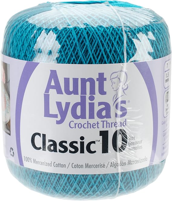 Aunt Lydia'S Classic Crochet Thread Size 10-Peacock