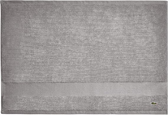 Lacoste Heritage 100% Supima Cotton Tub Mat 21" x 31", Meteorite