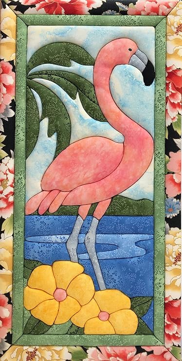 Quilt Magic Flamingo Wall Quilt KIT, (500C-73)