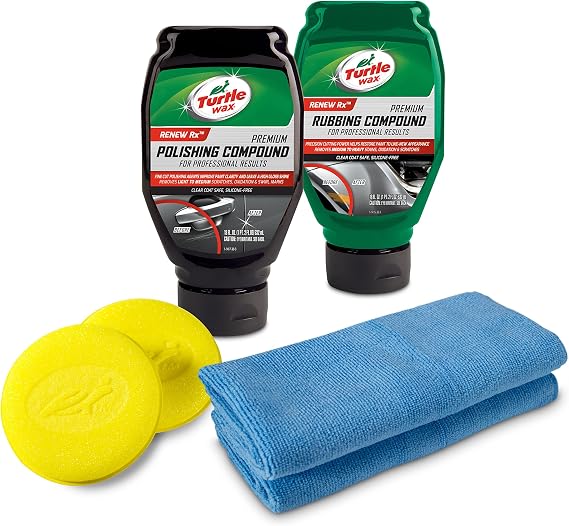 Turtle Wax 50734 Complete 6-Piece Compound, Polishing & Scratch Kit