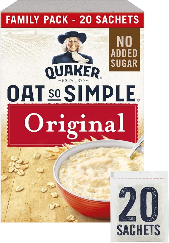 Quaker Oats Oat So Simple Original Sachets, 540g