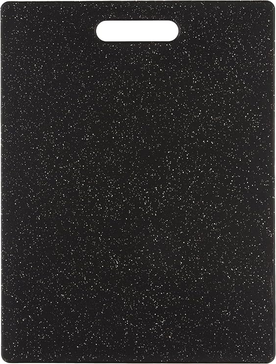 Dexas Grippboard Cutting Board with Non-Slip Feet, 11 by 14.5 inches, Dark Granite pattern and Black (Pack of 6)