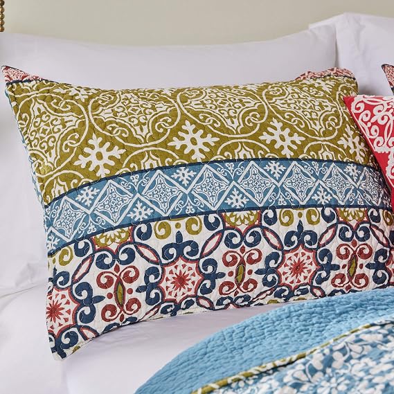 Greenland Home Shangri-La 100% Cotton Quilted Pillow Sham