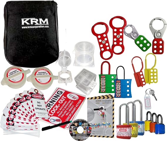 LOTO Emergency Push Button lockout tagout Kit