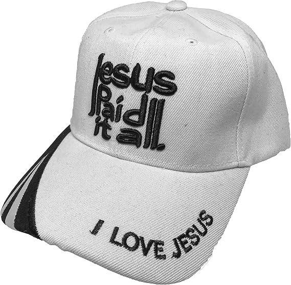 Black Duck Brand "Jesus Paid It" All I Love Jesus Adjustable Baseball Cap (Multiple Colors Available)