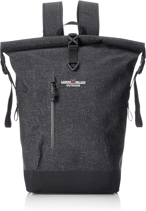 Legend Walker Backpack, Waterproof, A4 Storage, Black
