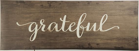 J&V TEXTILES Anti Fatigue Kitchen Runner Mat- 20" x 55" Oversized Long Non Slip PVC Rubber Kitchen Area Rug- Cushioned Comfort Mat With Foam Backing For Office Standing Desk Or Laundry Room [Grateful]