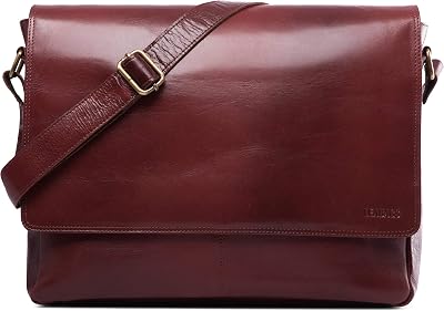 LEABAGS Oxford, Nature Dark Brown