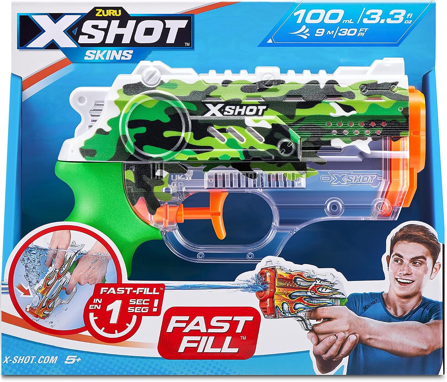 XSHOT Nano Quick Fill Skins_Forest camouflage