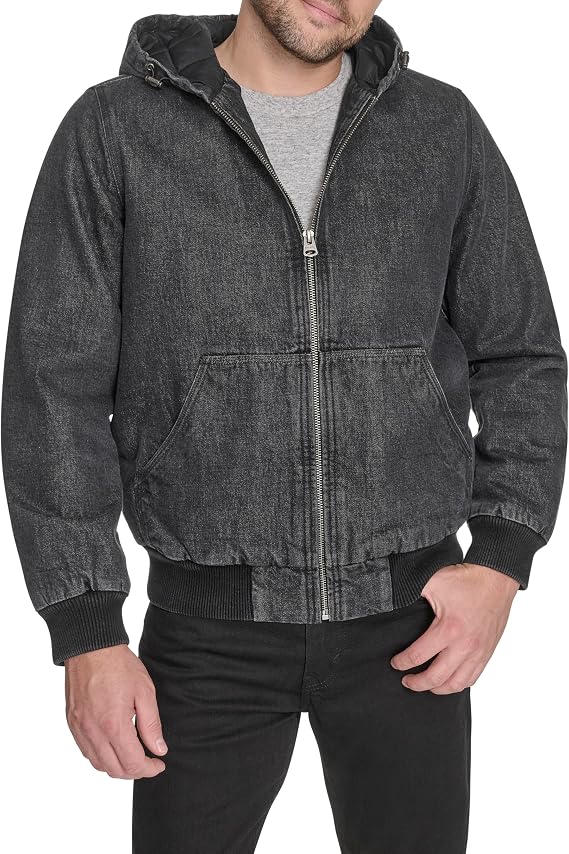 Levi's Men's Hooded Workwear Bomber