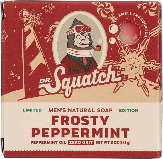 Dr. Squatch Limited Edition Bars (Frosty Peppermint), 5 ounces