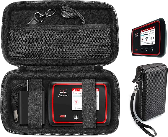 Case for Verizon Jetpack Hotspot WiFi Device, MiFi 6620L, 8800L, Jetpack 4G LTE Mobile Hotspot, TP-Link AC750 Wireless Portable Nano Travel Router