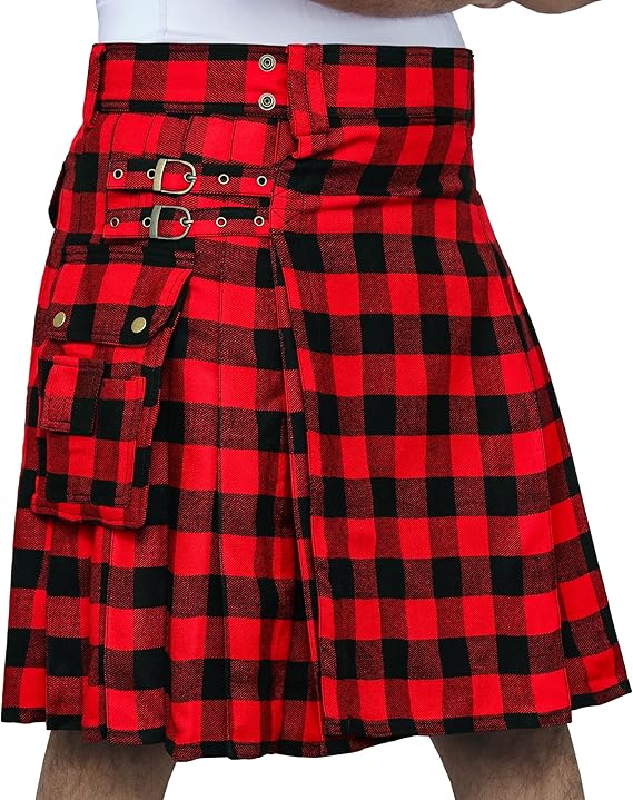 DSS KILTS- Men's Heavy Tartan Utility Kilt-Kilt for Men